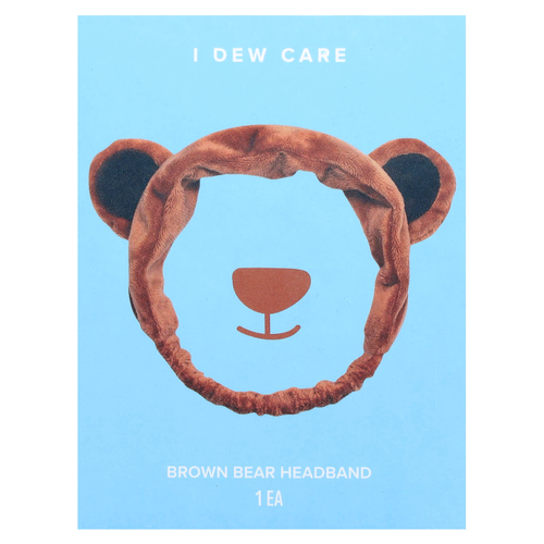 I Dew Care, повязка на голову с бурым медведем, 1 шт.