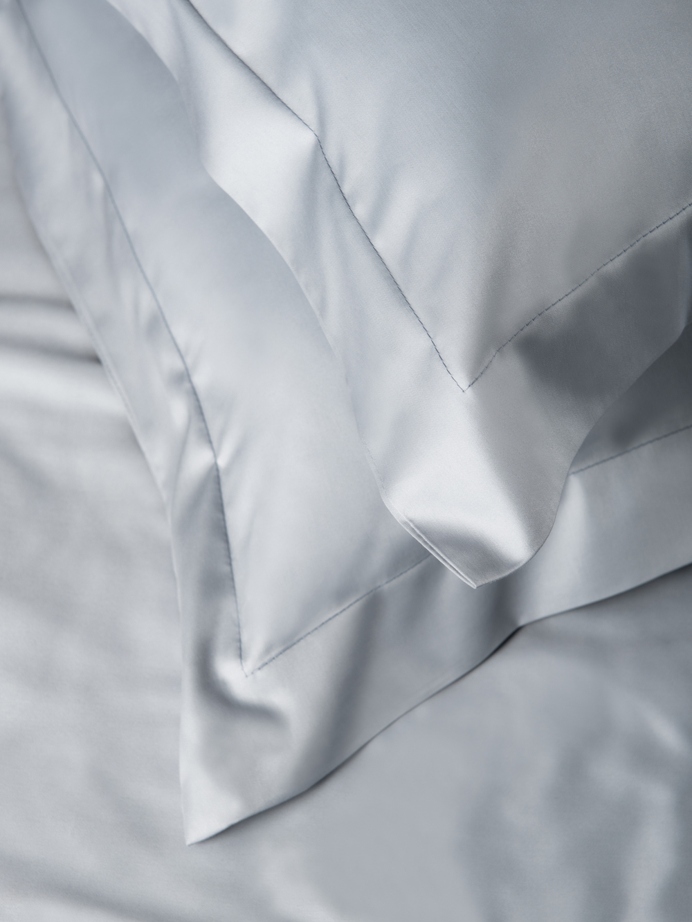 SERENITY Комплект постельного белья, сатин светло-серый
