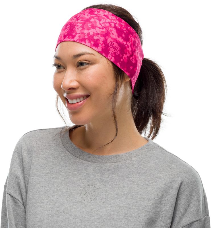 Повязка на голову спортивная Buff Headband CoolNet Oara Pink Фото 2