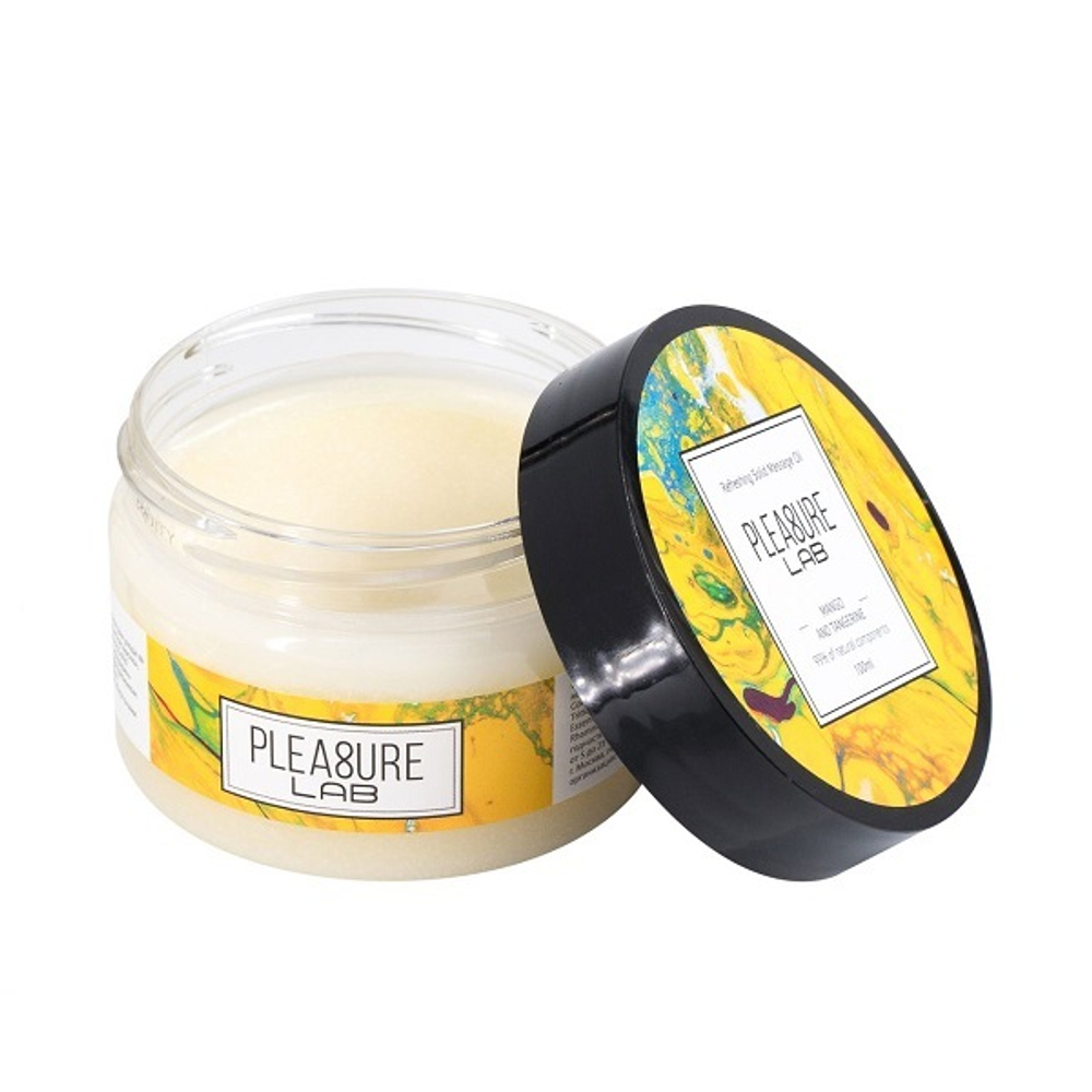 Твердое массажное масло с ароматом манго и мандарина Pleasure Lab Refreshing 100мл