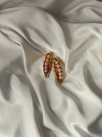 Серьги золотые Горошек, Золотые