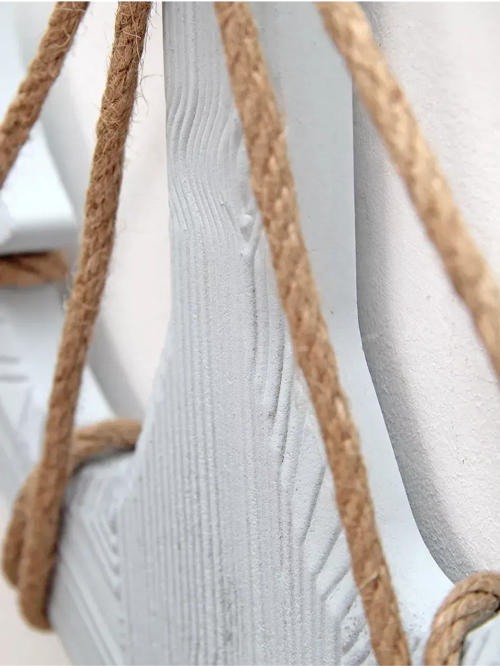 Декор на стену для интерьера "Якорь с канатом"