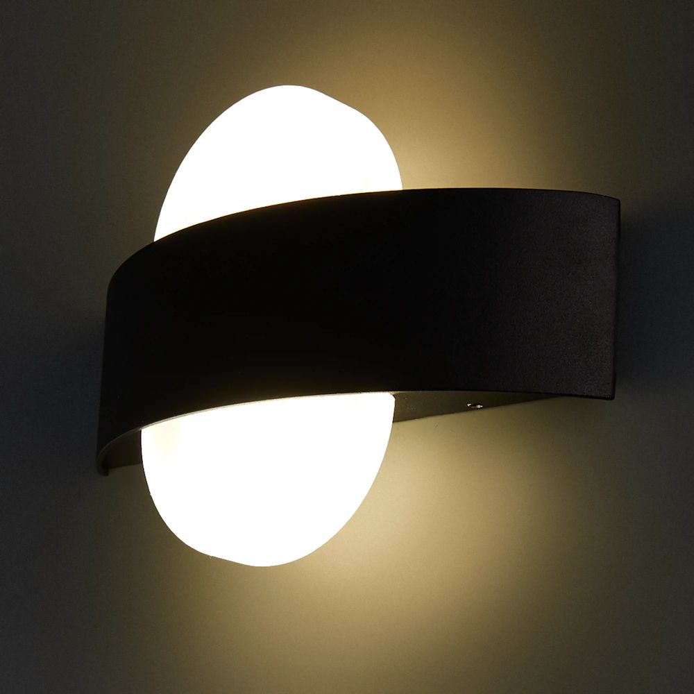 ULU-S33A-8W-4000K IP65 BLACK Светильник светодиодный уличный. Архитектурный накладной. Белый свет 4000K. Корпус черный. TM Uniel