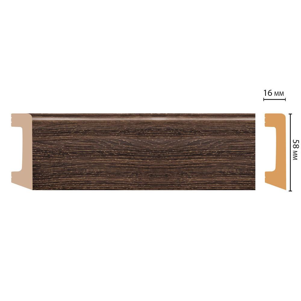 Плинтус Decomaster D234 D234-81 ДМ