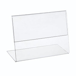 Ценникодержатель горизонтальный, прозрачный 4 см