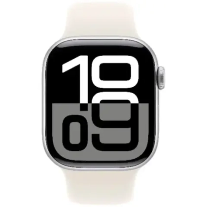 Apple Watch Series 10, 42 мм, алюминий цвета «розовое золото», спортивный ремешок цвета "Light Blush"