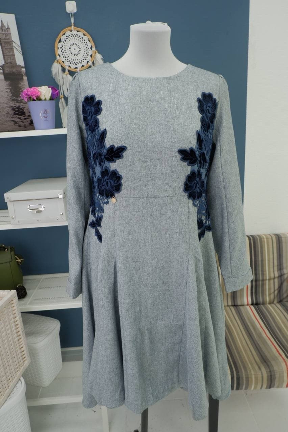 Платье Eleni Viare элегантное 46 размер, новое