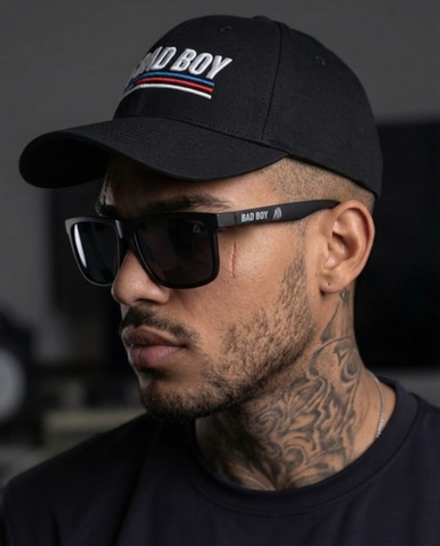 Очки Bad Boy солнцезащитные поляризованные черные с чехлом