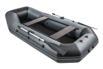 Броня-280 М серый-черный (лодка ПВХ с усилением)