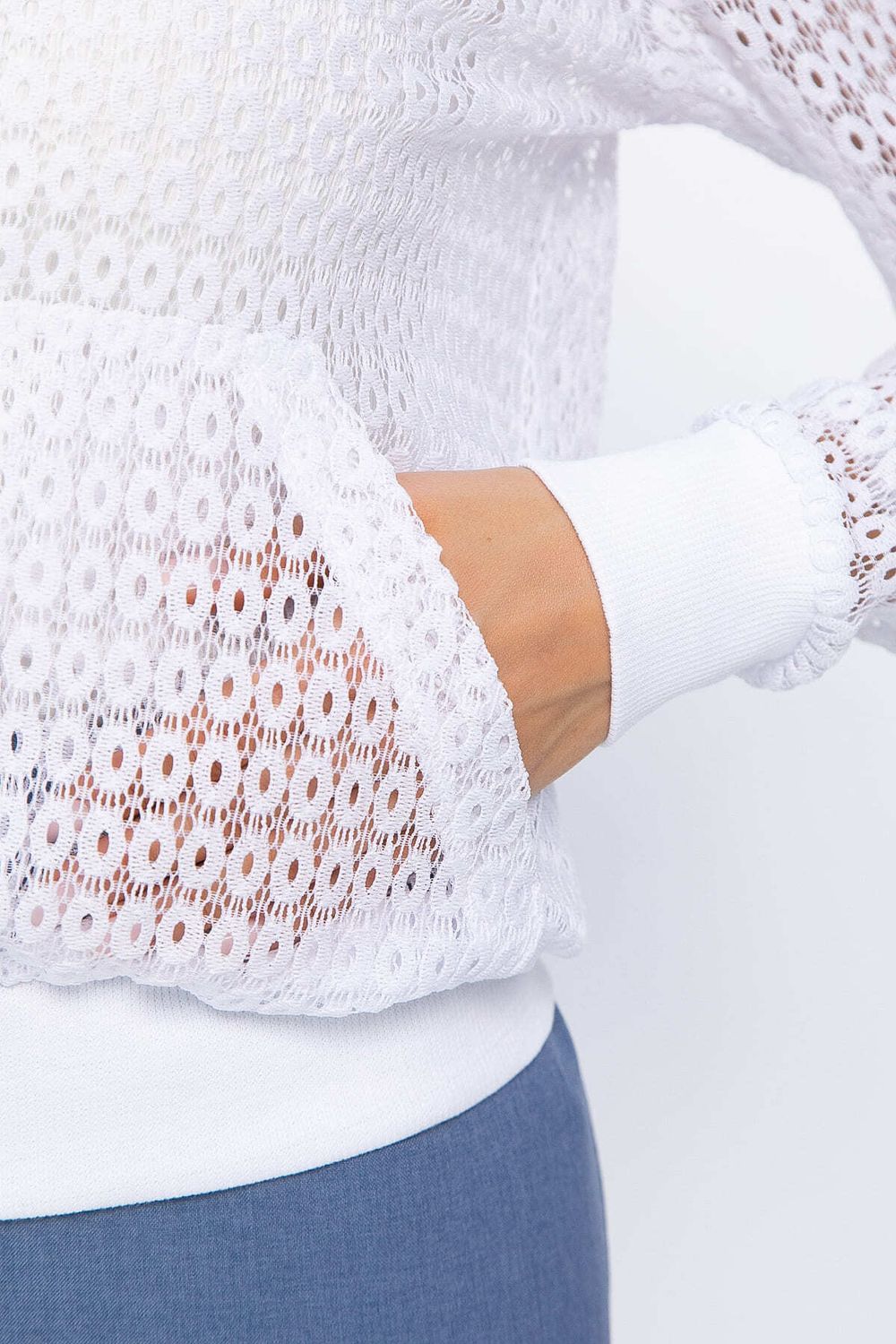 Бомбер Сан-Марино (белый) Б13587-13М LT Collection