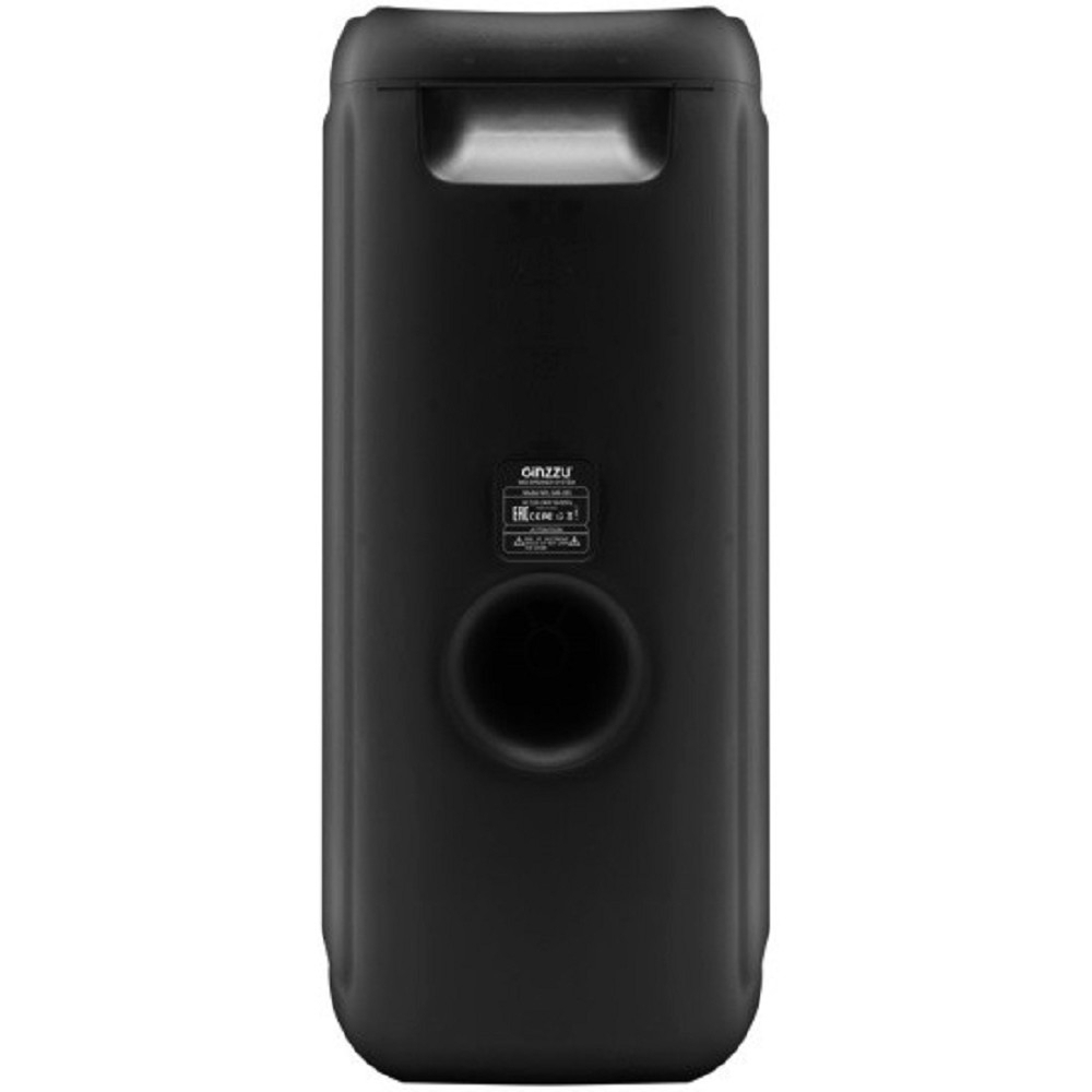 Ginzzu GM-215 {80Вт, LED-дисплей, TWS, 60Гц- 18кГц, USB-flash, microSD-card, FM-радио, пульт ДУ, батарея 7,4В/5400мАч}