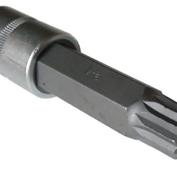Головка-бита SPLINE 12-лучевая M16 с отверстием 1/2''(L-55мм) RockForce##Rock FORCE RF-34805516T