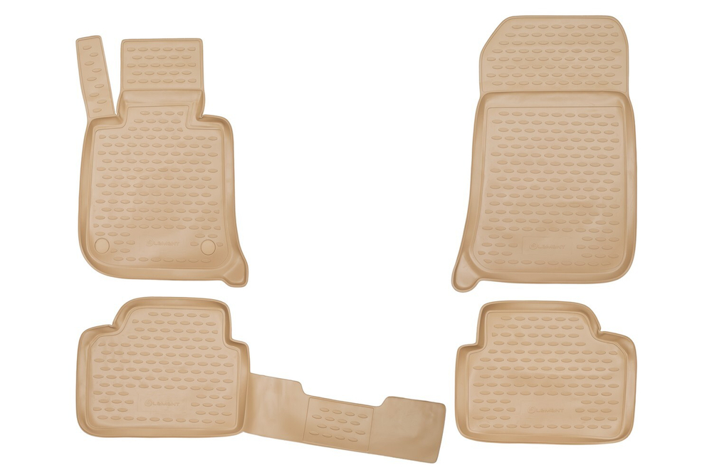 Коврики в салон для BMW 3 2006-2012, 4 шт. (полиуретан, бежевые) NLC.05.05.212K