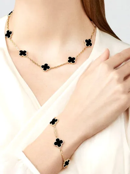 Винтажный браслет Van Cleef &amp; Arpels Alhambra, 5 мотивов