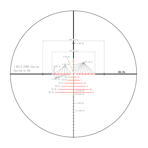 Прицел Veber Wolf Alfa 5-20x50 SF TR1
