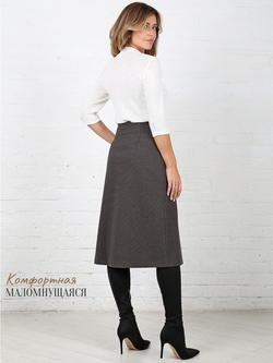 Юбка 2672707 серый