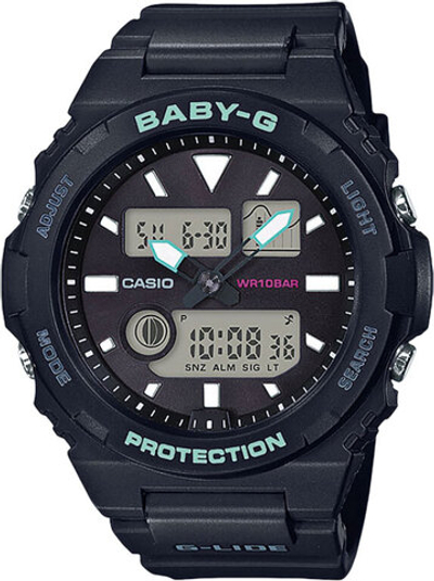 Японские наручные часы Casio Baby-G BAX-100-1AER с хронографом