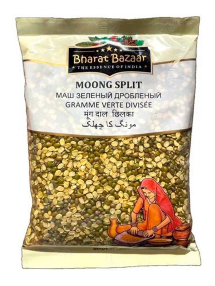 Маш зеленый дробленый Moong Split Bharat Bazaar 500 г
