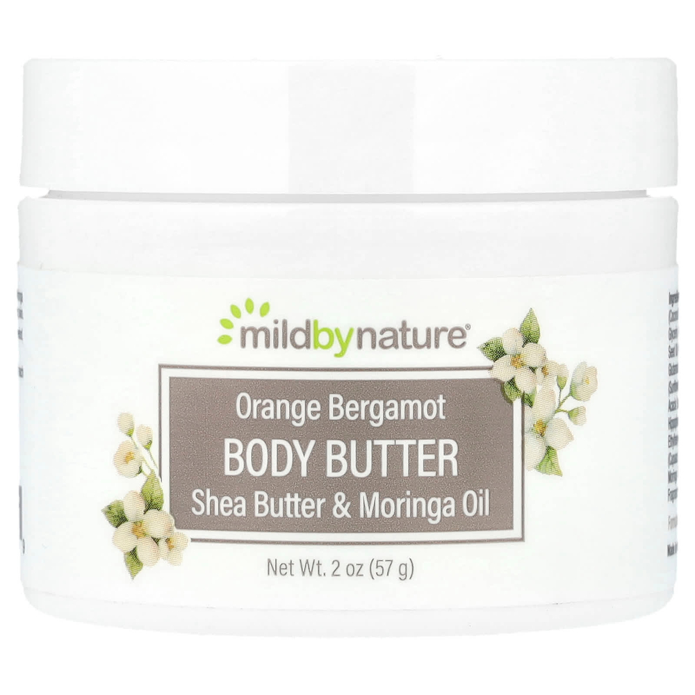Mild By Nature, масло для тела с апельсином и бергамотом, 57 г (2 унции)