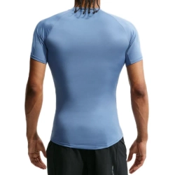 Мужская теннисная футболка Nike Pro Dri-FIT Tight Short-Sleeve Fitness - storm indigo/black