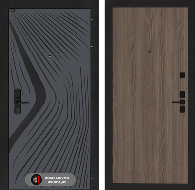 Входная дверь Лабиринт ЛЕОЛАБ - 05 Ясень Темный