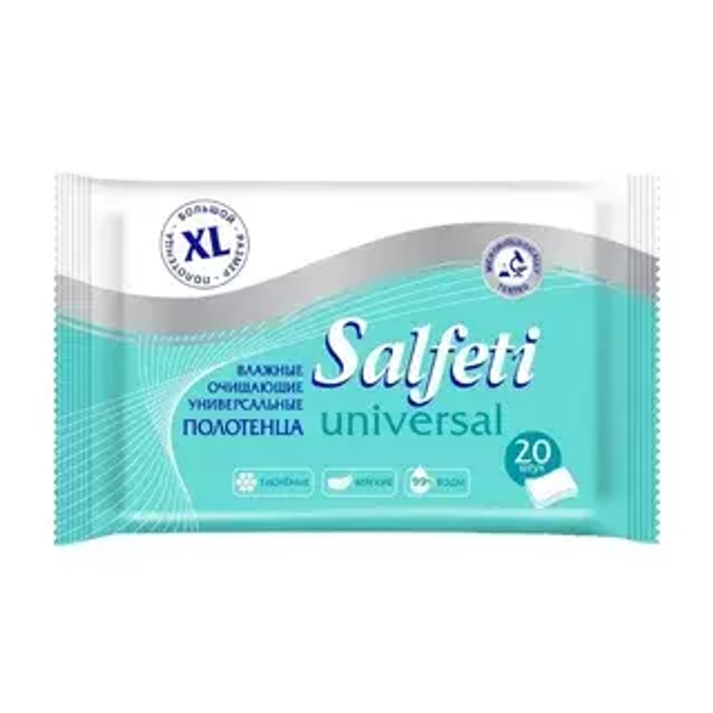 SALFETI №20 Влажные Полотенца УНИВЕРСАЛЬНЫЕ ОЧИЩАЮЩИЕ*16