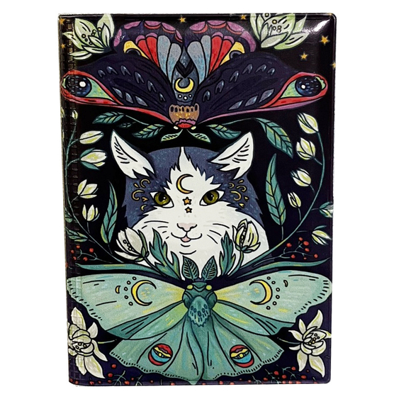 Обложка для транспортной карты "Кот-оракул" увеличенная