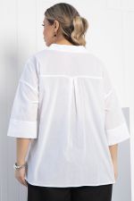 Блуза Легкость движения (белая) Б12945-30М LT Collection