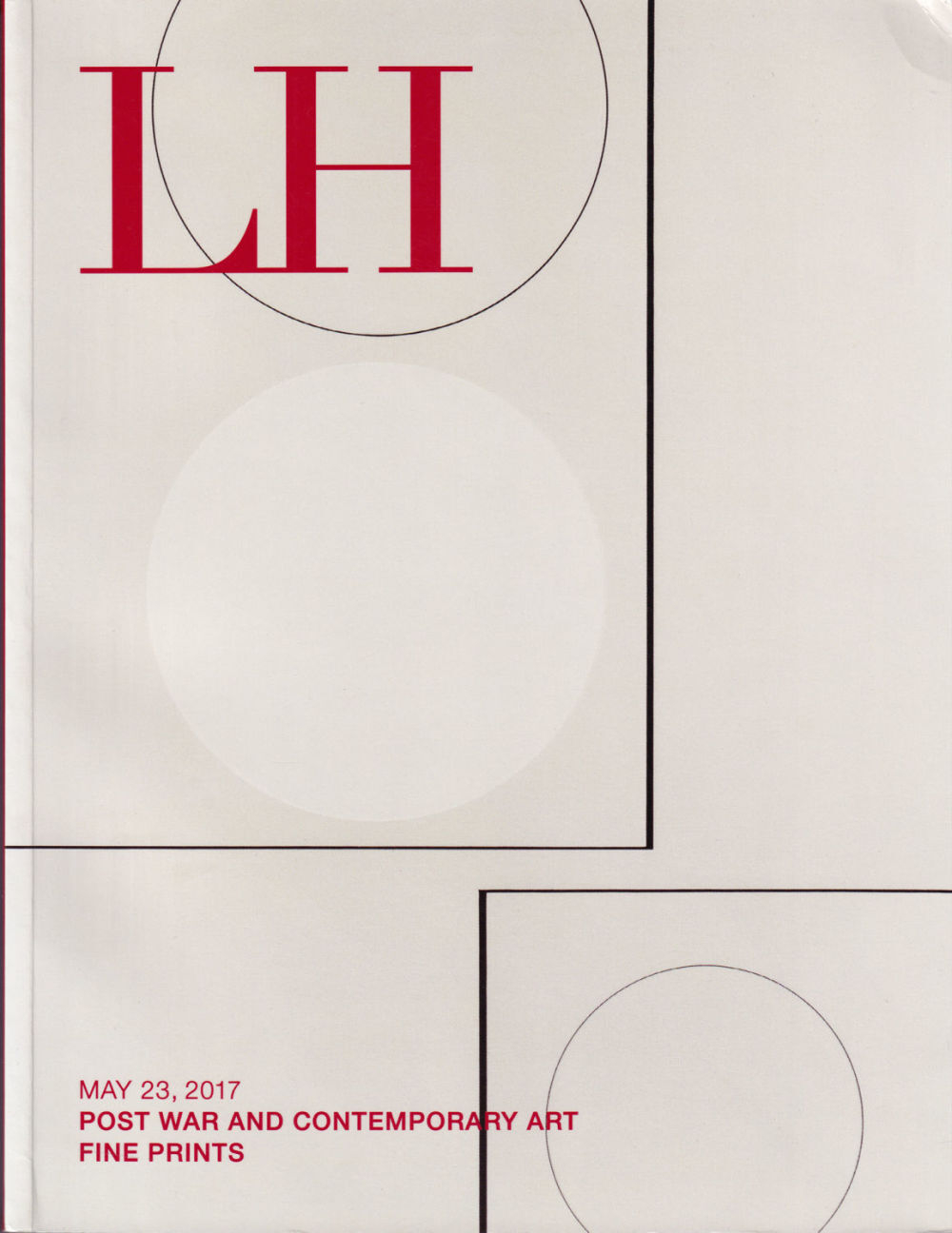 Каталог аукциона Leslie Hindman Auctioneers, Чикаго, Послевоенное и современное искусство, тиражное искусство от 23 мая 2017 года