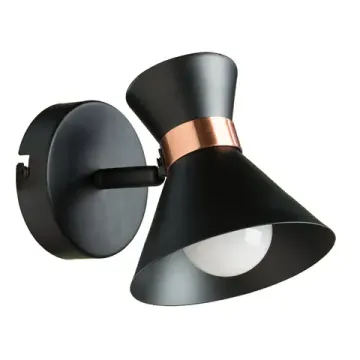 Бра 1*E14 A1406AP-1BK чёрны Baltimore Arte Lamp