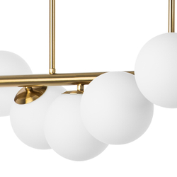 815183 Люстра CROCO 8х40W E14 ЛАТУНЬ