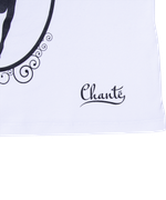 Футболка гимнастическая Chloe, хлопок, белый, детский