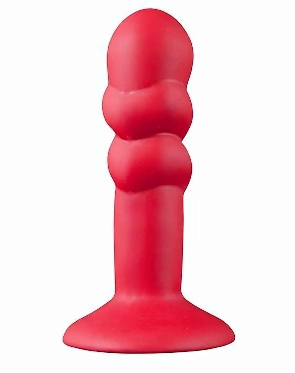 Красная анальная пробка SHOVE UP 5INCH SILICONE BUTT PLUG RED - 12,7 см. (Цвет: красный)