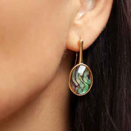 Серьги Possebon Abalone A9067.14 G