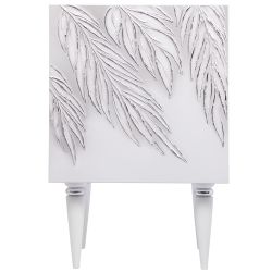 Тумба прикроватная Тропик Классика Айс Сильвер левая