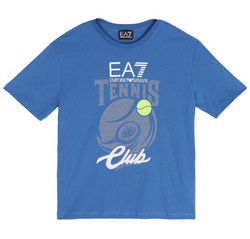 Детская теннисная футболка EA7 Boy Jersey T-Shirt - Blue