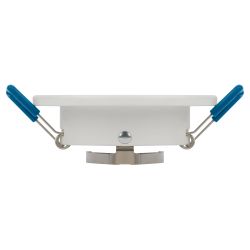 Встраиваемый светильник алюминиевый ЭРА KL107 WH/SL MR16 GU5.3 белый серебро | Алюминиевые встраиваемые светильники