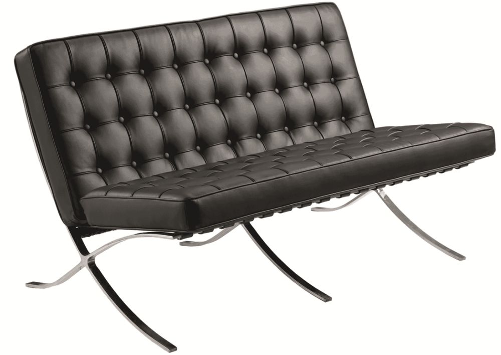 Диван Everprof Barcelona-2 Экокожа Черный