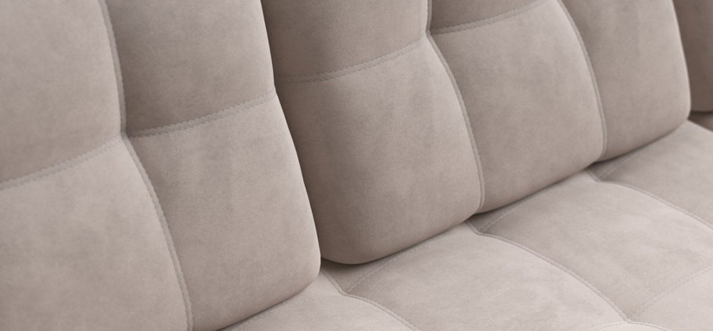 Диван Босс двухместный Велюр Монолит латте