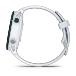 Смарт часы Garmin Forerunner 255S Music с белым ремешком