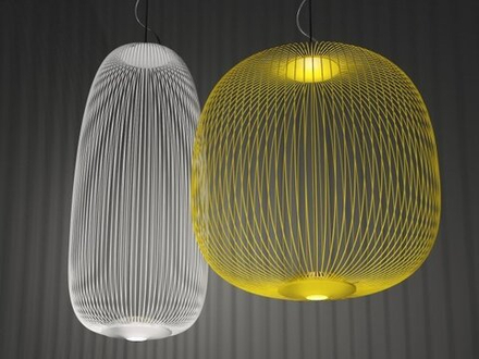 Pendant design lamp  Spokes 1 by Foscarini (White)