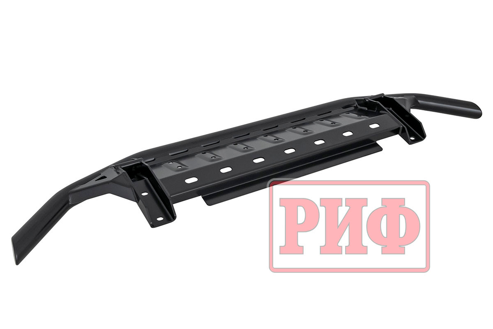 Бампер силовой передний Toyota Land Cruiser Prado 150 2013-2017 c защитой радиатора РИФ