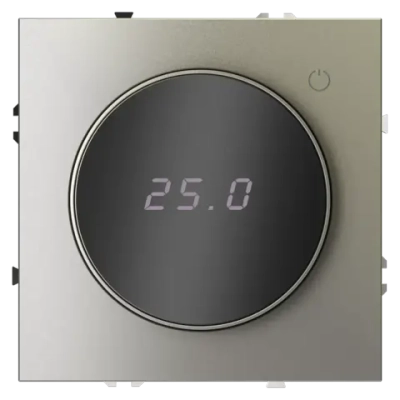 Терморегулятор электронный VOLTUM S70 с индикацией и датчиком, для теплого пола, (шелк)