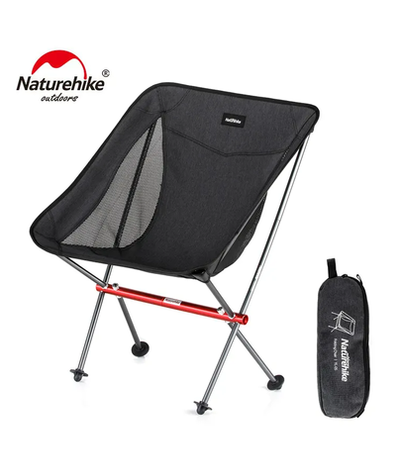 Кресло туристическое Naturehike YL05 складное, черное, до 150 кг