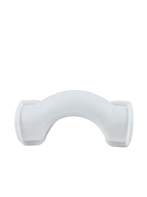 Обводное колено с муфтой короткое PPR 20,  белый, РТП (120/20)