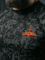Футболка тренировочная мужская LEGENDA Миссия черная