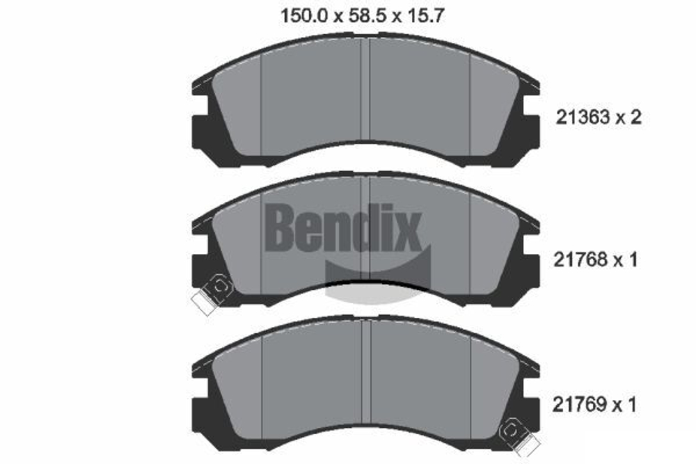 BENDIX Braking - BPD1195-BEN