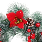 Венок декоративный «Лесная сказка» d-30 см, Красный