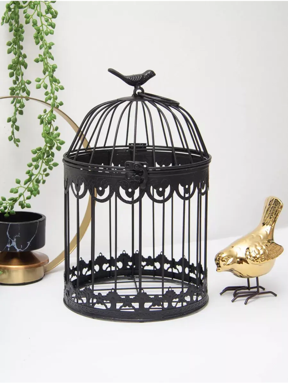 Клетка интерьерная для подвешивания растений 25*15 см