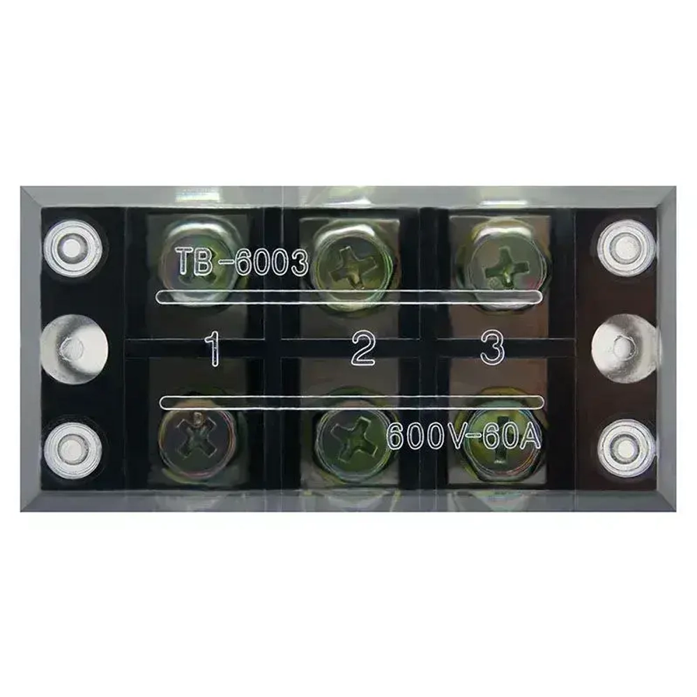 Клемник силовой 60 Ампер 3 полюсный